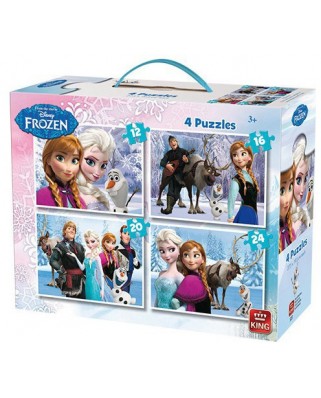 Puzzle King - The Snow Queen, 12/16/20/24 piese (05237)