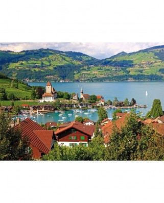 Puzzle King - Thun Lake Switzerland, 1000 piese (05355)