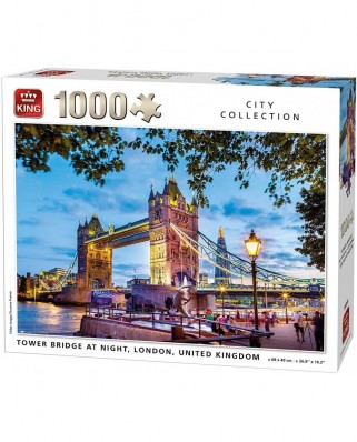 Puzzle King - Tower Bridge, London, 1000 piese (05740)