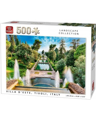 Puzzle King - Villa d'Este, Italy, 500 piese (05537)