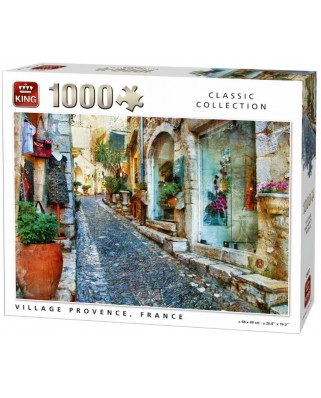 Puzzle King - Village de Provence, France, 1000 piese (05672)