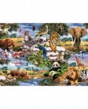 Puzzle King - Wild Animals, 1000 piese (05066)