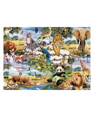 Puzzle King - Wild Animals, 1000 piese (05481)