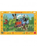 Puzzle Dino - The Little Mole, 15 piese (62840)