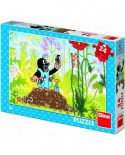 Puzzle Dino - The Little Mole, 24 piese (62887)