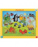 Puzzle Dino - The Little Mole, 40 piese (62867)