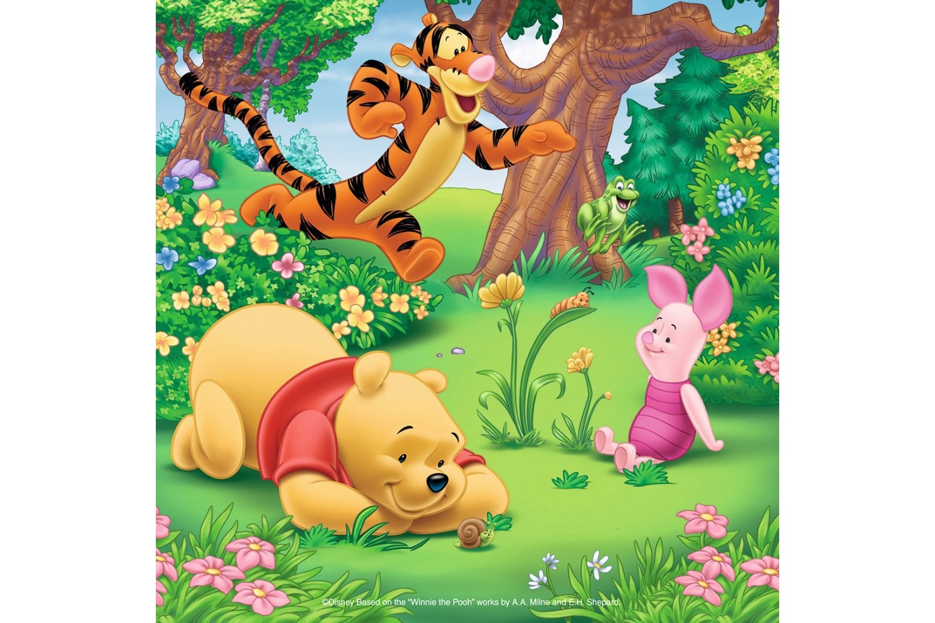 Puzzle Ravensburger - Winnie The Pooh, 25/36/49 piese (07207)