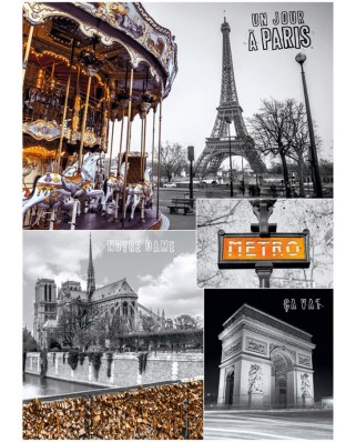 Puzzle Dino - Un Jour a Paris, France, 1000 piese (62944)