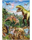 Puzzle fosforescent Dino - Dinosaurs, 100 piese (62911)