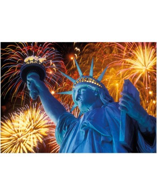 Puzzle fosforescent Dino - Statue of Liberty, 1000 piese (62973)