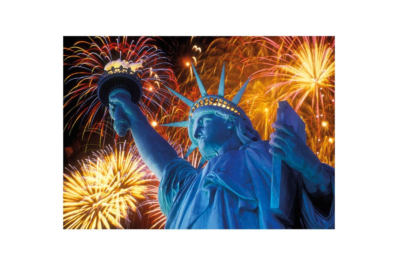 Puzzle fosforescent Dino - Statue of Liberty, 1000 piese (62973)