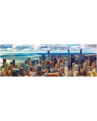 Puzzle panoramic Dino - Chicago, 1000 piese (62981)