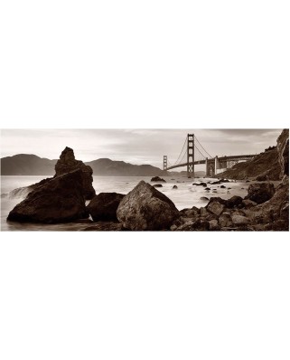 Puzzle panoramic Dino - Golden Gate Bridge, 2000 piese (63004)